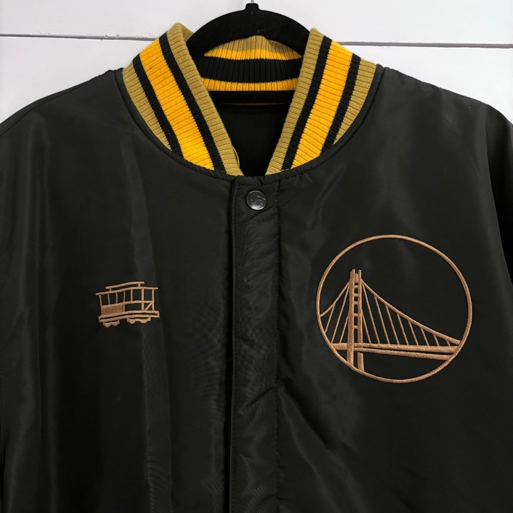 Golden State Warriors Reversible Rakuten Jacket New with tags size XL